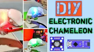 Colour changing chameleon using Arduino | How to interface TCS320 with Arduino