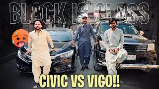 VIGO VS CIVIC 🚗 BLACK IS CLASS😍