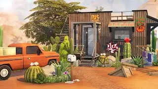 RUNDOWN MICRO TRAILER 🖤 | The Sims 4 | Speed Build