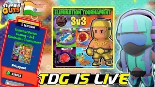 Technical Doctor Gaming 3v3 Elimination Tournament Live | Stumble Guys Live 🤓