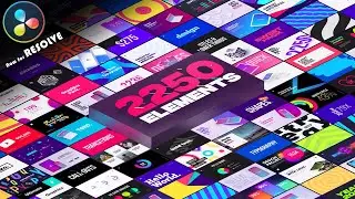 The BEST Graphics Pack for Davinci Resolve (versions for Premiere, FCPX & AE also available)