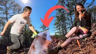 Treasure Hunting Mt.Ida’s CRYSTAL FOREST in Arkansas | Wegners Crystal Mine