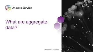 What are aggregate data?