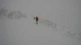 (#51) 25.12.2022/гора Быкова.Попали в жуткую метель.