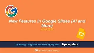 New Features in Google Slides (AI and More)