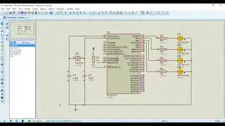 Programming PIC Microcontroller using Proteus and Mplab (LEDs Blinking)