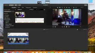 How to screen record w audio in Quicktime and how to add transcription  picture in picture to iMovie