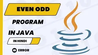 1/10 Coding challenge | Even Odd Number Program |#viral #coding @Error_programming