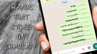 Change Your Font Style On Whatsapp l How To change Font On Whatsapp l Mobile Tech Tamil