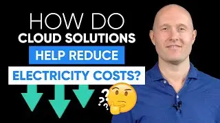 How do cloud solutions help reduce electricity costs?