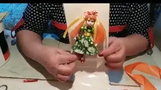 Ватная Игрушка Девчушка  Веснушка 3ч.