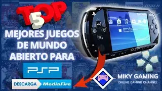 TOP 5 PSP GAME (PPSSPP) JUEGOS DE MUNDO ABIERTO