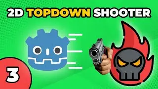 Adding an ENEMY | Build a 2D Top-down Shooter in Godot with C# | Lesson 03