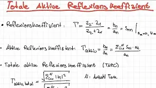Totaler aktiver Reflexionsfaktor (TARC) | Hochfrequenztechnik