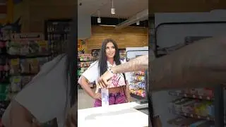 Hot Mom Presses Cashier! #shorts #gasstation