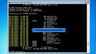 How to use DIR Command to list files in sorted order