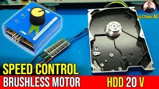 How Does The Hard Drive Motor Survive 20 Volts Without A Scratch?! 😲