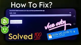 How To Fix Download Failed Error | How to download & install GTA vc on android and IOS