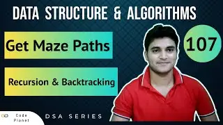 L-107 | Get Maze Paths | Recursion & Backtracking | DSA Series #dsa #coding