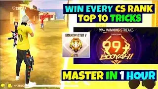Finally Master😱 & Booyah Streaks In Cs Rank😎 with Random Players 😊- Garena Free Fire #garenafreefire