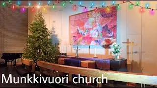 Cristmas choir in the church of Munkkivuori.