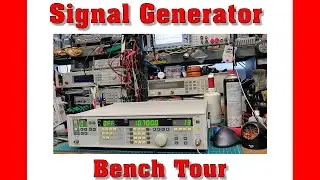 Kenwood SG-5115 Signal Generator and Bench Tour