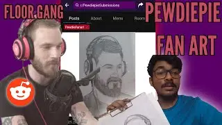 Tried to draw Pewdiepie and post it on his sub Reddit (Reddit Karma)