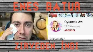 Enes Batur Artık Youtube Türkiye 1.'si Değil! | Enes Batur Zirveden İndi!