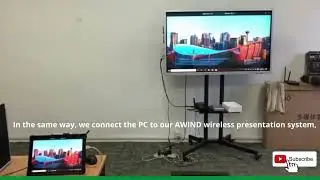 Miracast software-free installation of wireless presentation systems