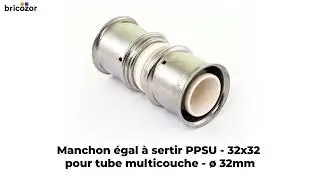 VIDÉO 360° - Manchon égal à sertir pour tube multicouche - PPSU MULTITUBO