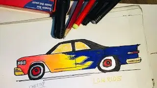 How to draw a low rider