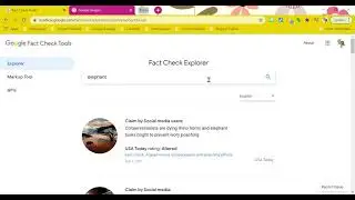 Fact Check with Google!