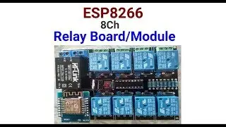 ESP8266 8 Channel Relay Module , Home Automation Relay Board