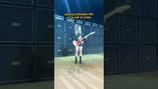 SHE PLAYED THE FORBIDDEN RIFFS 😭 