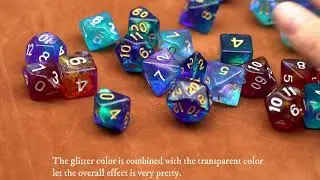 UDIXI DICE Acrylic glitter series dice