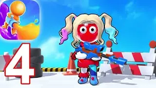 Dye Hard - Color War Gameplay Walkthrough Part 4 (iOS Android)