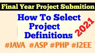 BCA  final year project ideas | final year project Topics | How to make bca final year project