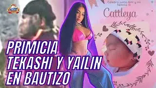 TEKASHI DECORA BAUTIZO DE CATTLEYA, HIJA DE YAILIN Y ANUEL