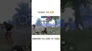 fastest 1v3 clutch with dbs in bgmi 🔥🥵 