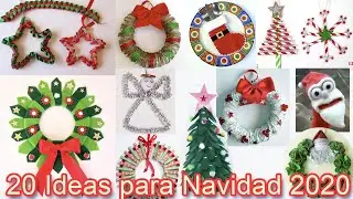 20 Manualidades  para NAVIDAD 2024!