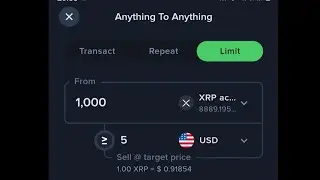 Setting up a limit order in Uphold + Update on the crypto currency market 👌🔥🤑