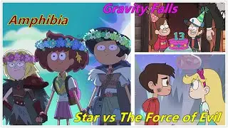 【 Amphibia 】vs【 Gravity Falls 】vs【 Star vs The Force of Evil 】, Ending, Part 2
