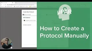 uPAR: How to Create a Protocol Manually