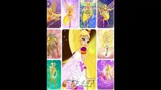 Все превращения Стеллы// Мир винкс//all transformations of Stella//World winx