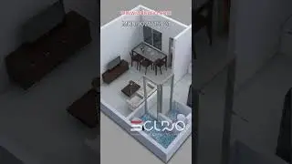 cut section 3d floor plan....