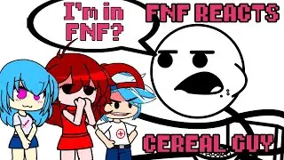 Friday Night Funkin' reacts to CEREAL GUY W/ TROLLFACE | xKochanx | FNF REACTS | GACHA