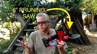 Milwaukee M12 FUEL HATCHET 6” Pruning saw unboxing, first use & review (#331)