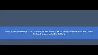 Lecture 12 - Analytic DPM