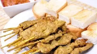 Thai Food - Thai Grilled Beef Sa-Tay (Sa-Tay Nuer)