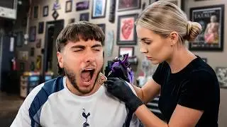 Danny Aarons Gets Another Tattoo!